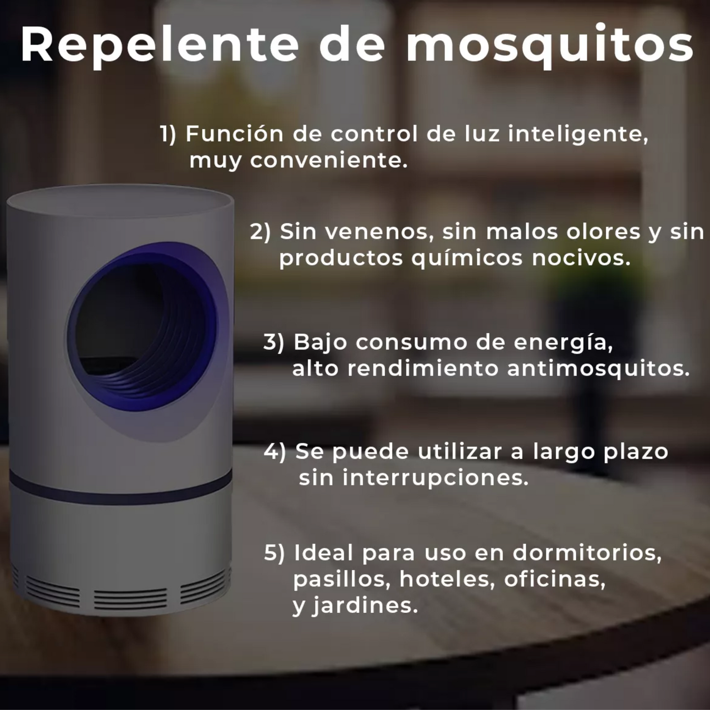 Lámpara Mata Mosquitos