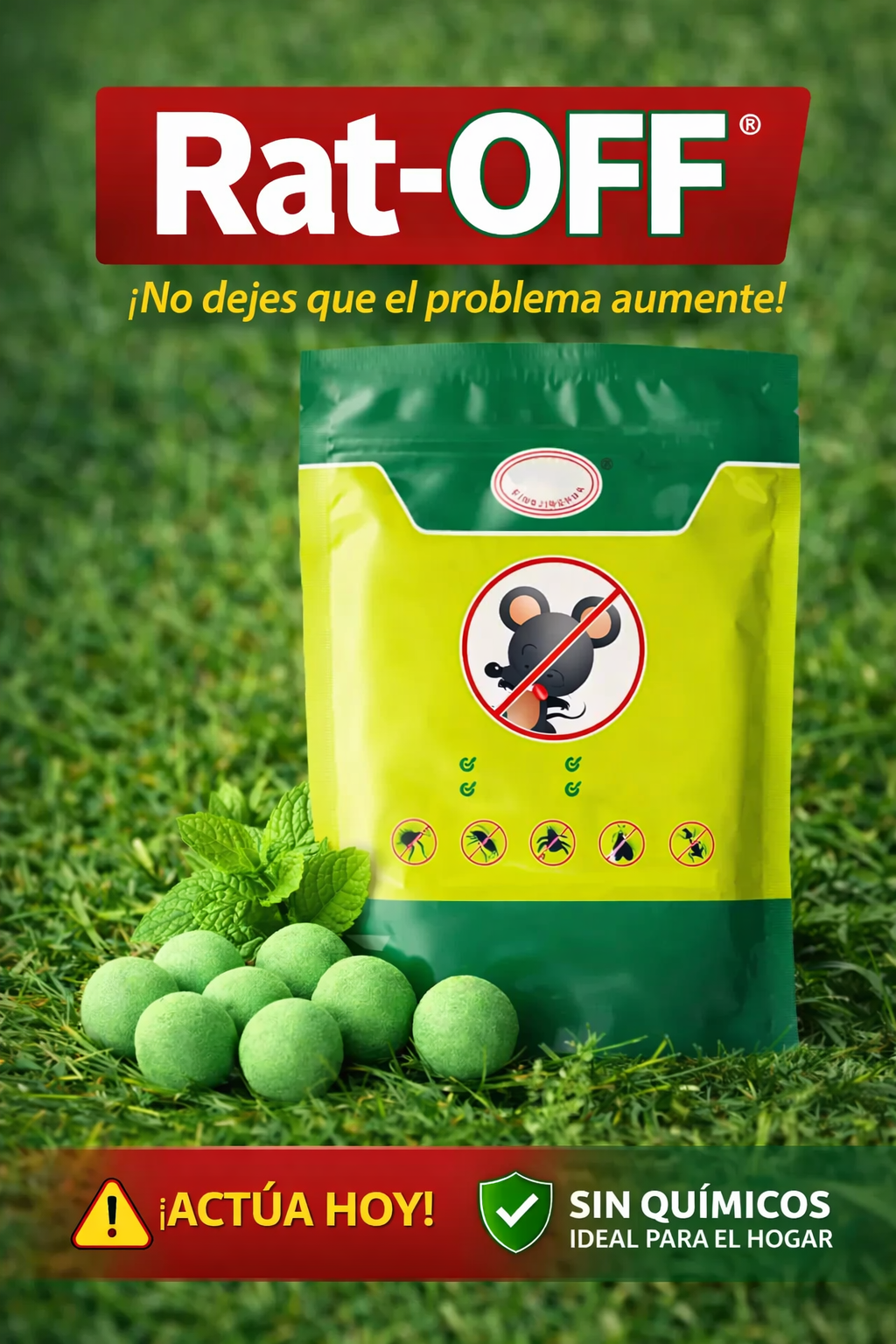 Rat-OFF® Repelente de ratones