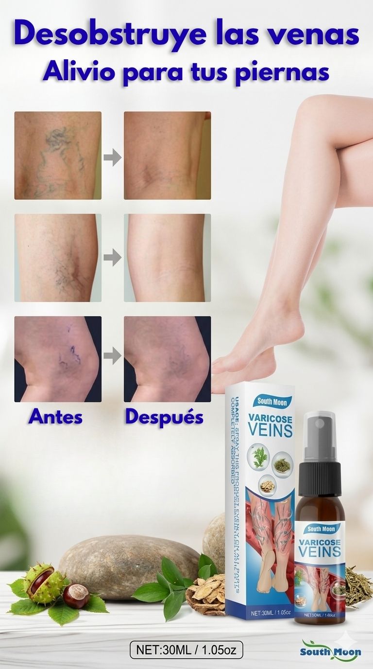 VARICOSE VEINS Spray 2x1 + 24 parches activos
