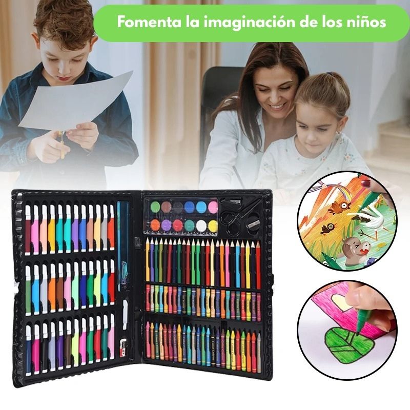 Set De Arte Maleta 150 Piezas