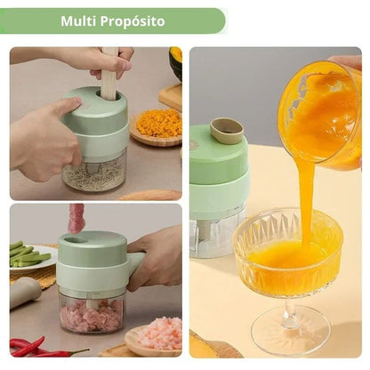 Cortador y Triturador Eléctrico Portátil