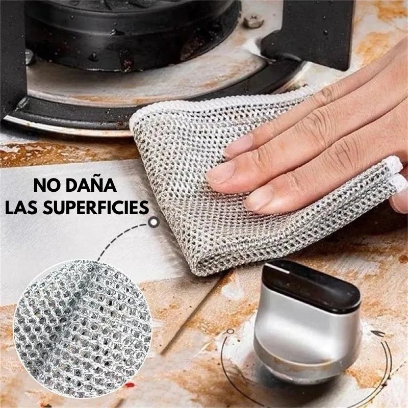 SET PAÑOS ALUMINIO X5 UNIDADES