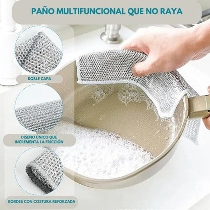 SET PAÑOS ALUMINIO X5 UNIDADES