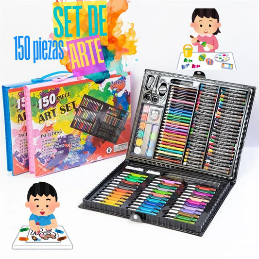 Set De Arte Maleta 150 Piezas