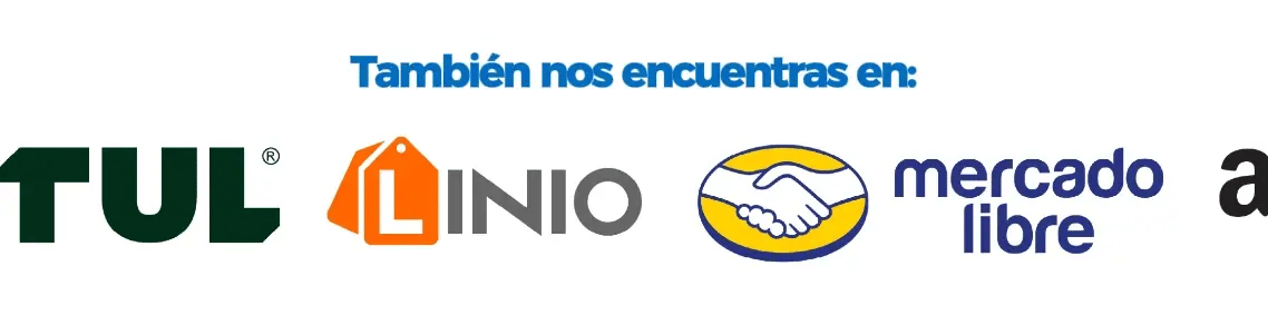 También nos encuentras en: plataformas de venta